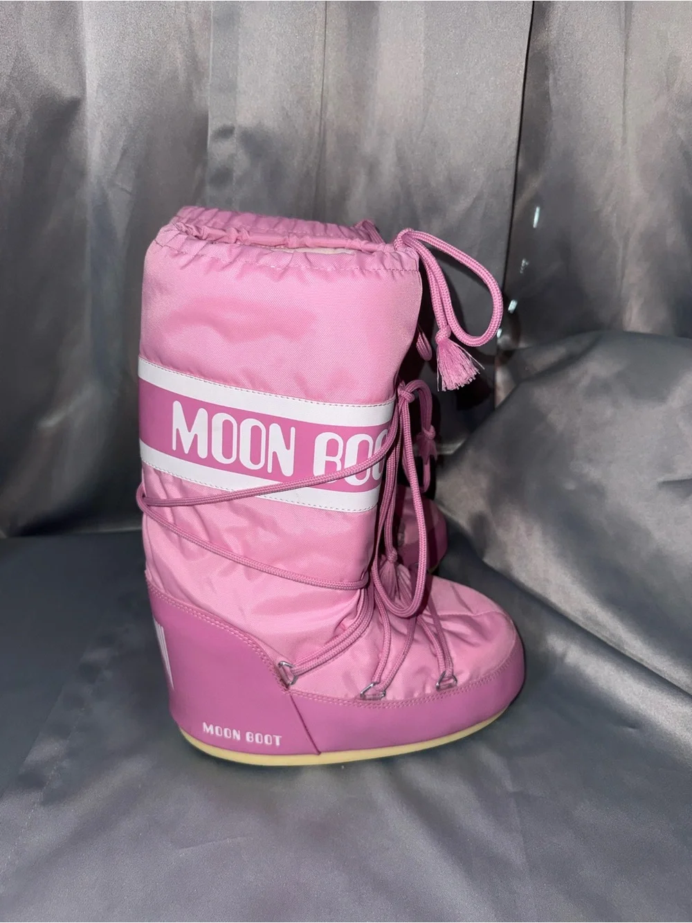 Moon Boot Pink Women's Insulated Snow Boots